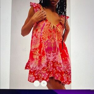 Free People Stay With Me Printed Tunic